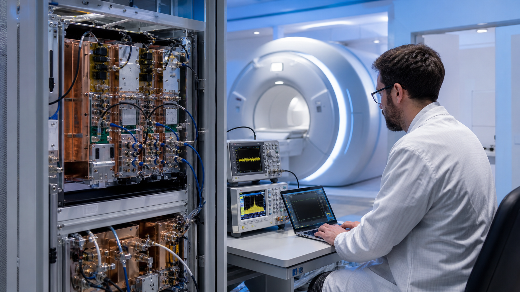 MRI Amplifier Setup